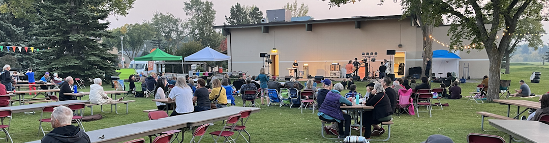 View of concert on Community Day 2023
